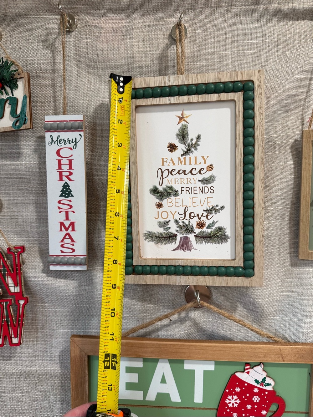 6-Hanging Holiday Christmas Decorations Decor Indoor/Outdoor Home Decoration - Picture 6 of 16